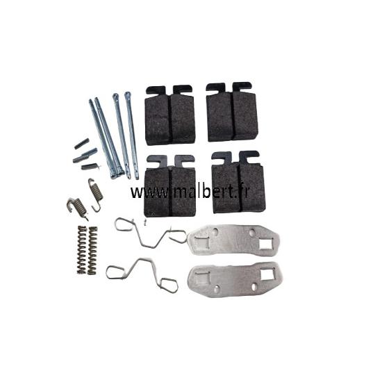 Kit plaquettes de frein pour 1 essieu S03082W