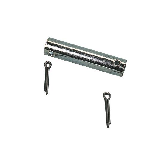 Axe de roue jockey D 20mm pour galet longueur maxi 100mm