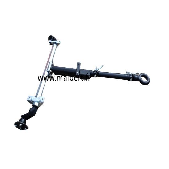 Ensemble essieu + timon réglable 750KG