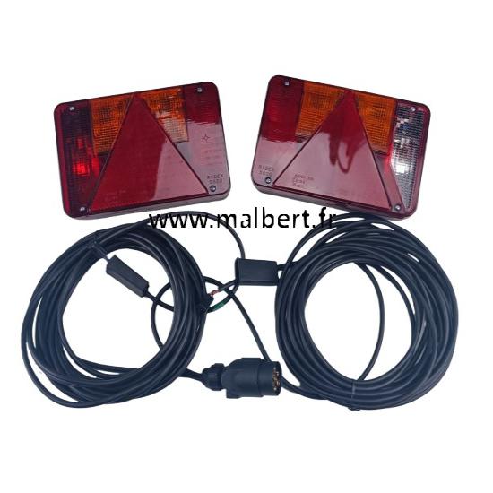 Kit faisceau RADEX 10m + 2 feux RADEX 5800
