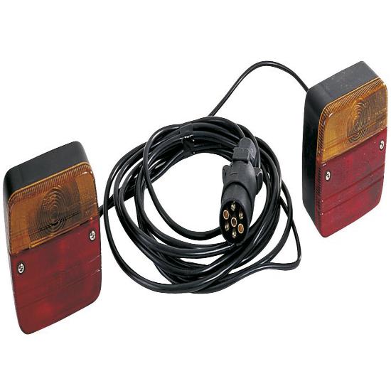 Kit éclairage 2 feux ampoules 4m / 12v