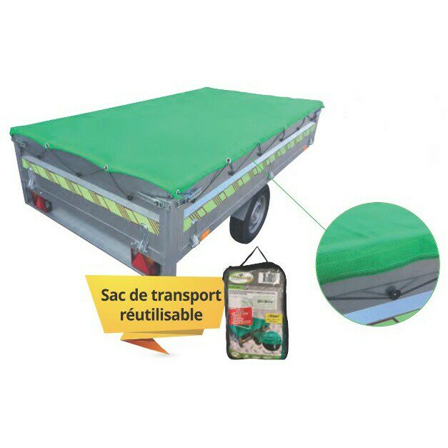 Filet pour remorque 2000x4000mm Filet fin