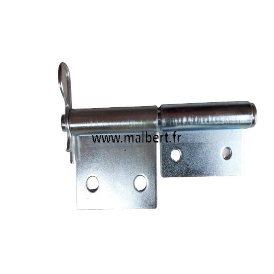 Charnière complète ( 2 pentures + 1 axe + goupille )