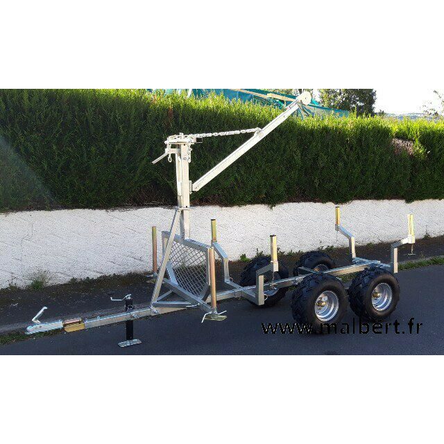 Remorque forestière quad