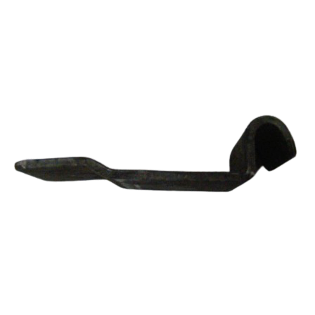 Crochet de grenouillère acier brut