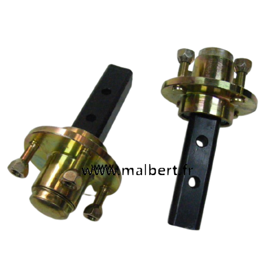 Demi essieu 375kg vendu la paire 4x100mm