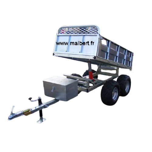 Remorque Quad Benne Hydraulique électrique