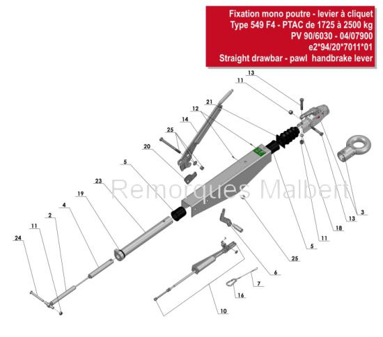 TETE ATTELAGE RTN 549F4