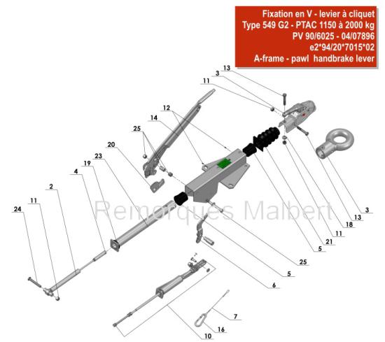TETE ATTELAGE RTN 549G2