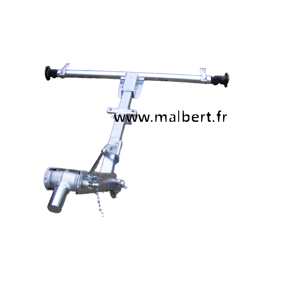 Châssis T 750kg ALKO Non freiné EAB 1200 / Timon 2140