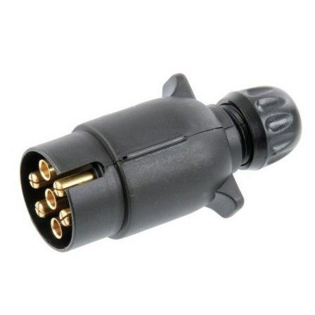 Fiche mâle plastique 7 plots