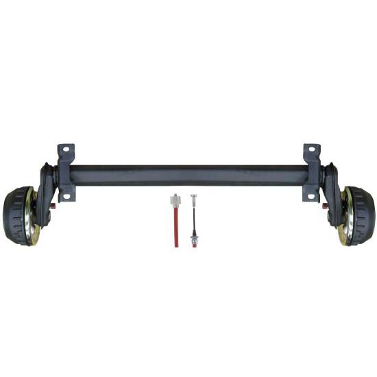 Essieu alko freiné 900kg 4x100mm EAB maxi 1700mm SUR MESURE