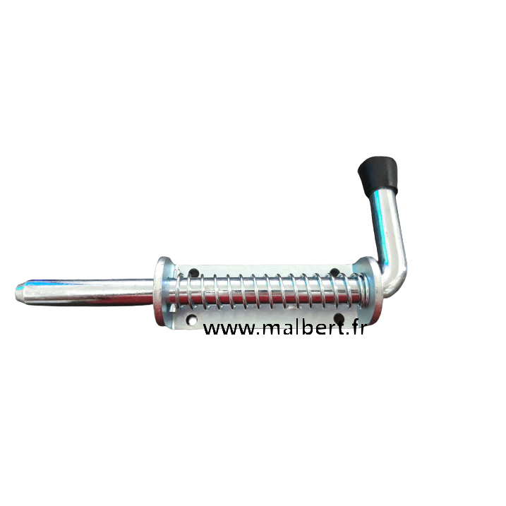 Verrou à ressort galvanisé gros modèle