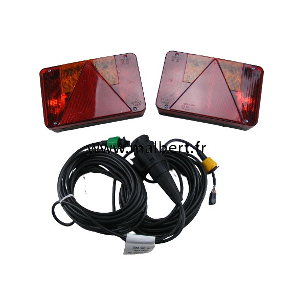 Kit faisceau radex 6m50 + 2 feux radex 5800