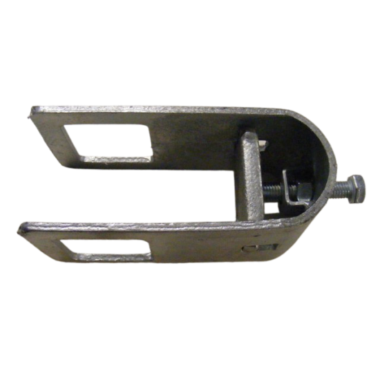 U de fixation 60x40mm pour tube 50x50mm