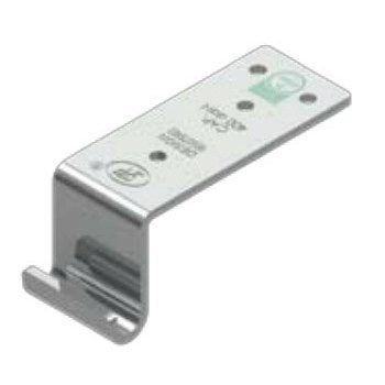 Crochet coudé zingué