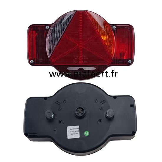 Feu arrière droit + recul SIM 3178 Humbaur