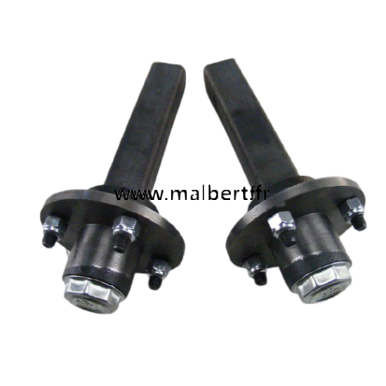 Demi essieu 375kg vendu la paire 4x98mm