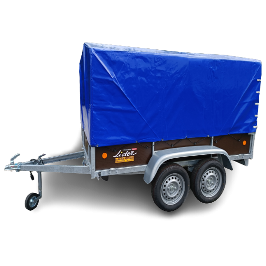Bâche haute avec ossature 80cm remorque LIDER