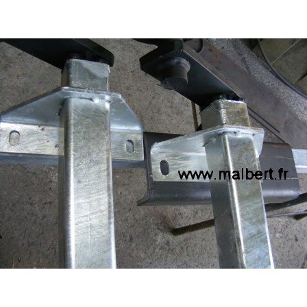 Platine pour déport essieu