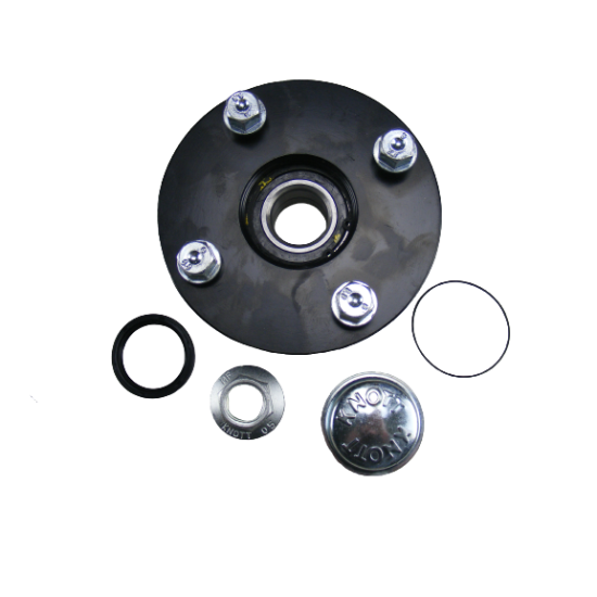 Moyeu 4 trous 130mm roulement 34x64x37mm