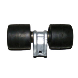 2 galets 06071 sur support pour chandelle 30x30mm