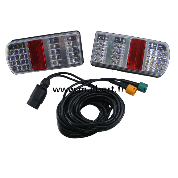 Kit faisceau DAFA 5m10 + 2 feux DAFA LED IP67