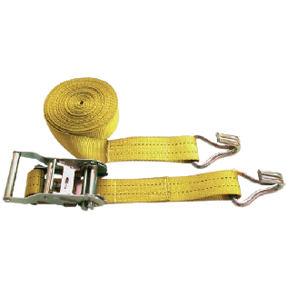 Sangle avec cliquet et 2 crochets  charge 2000kg