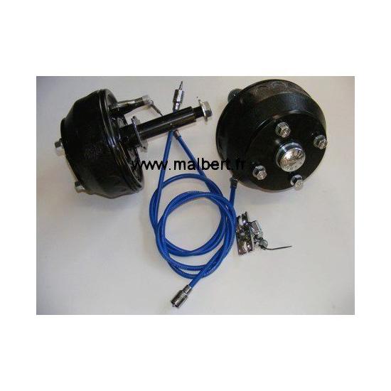 Tambour avec fusée + frein KNOTT 4x130mm La paire D200mm