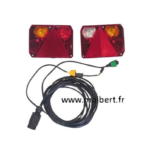 Kit faisceau radex 4m80 + 2 feux