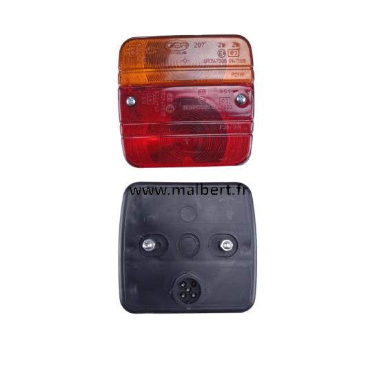 Feu Arrière 4 fonctions CEA 207 avec broches