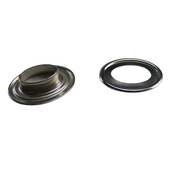 Œillet ovale Non fendu Longueur intérieur 16mm ext 22mm