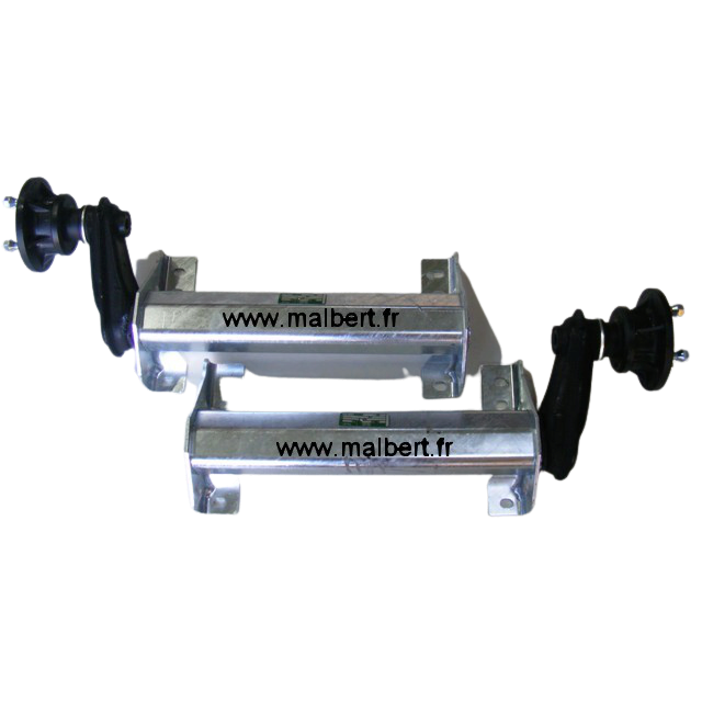 Demi essieu 1000kg 4 trous 100mm