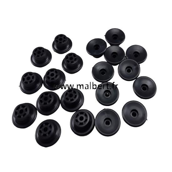 Lot de 20 poulies de bâche Remorque