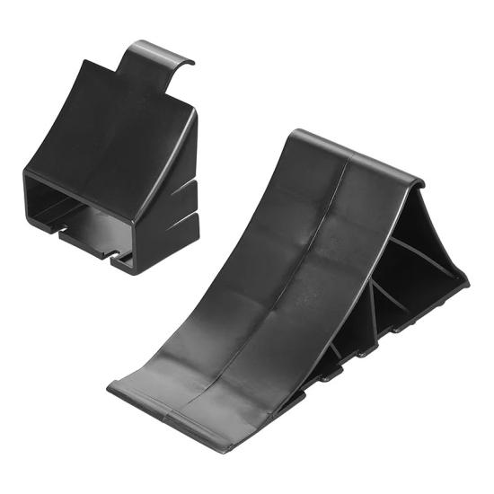 Cale de roue + support noir