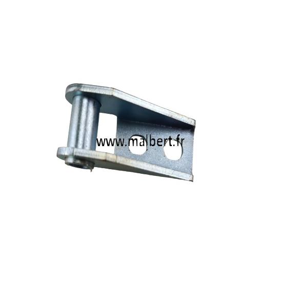 Charnière articulation femelle pour porte de remorque D 10.5mm