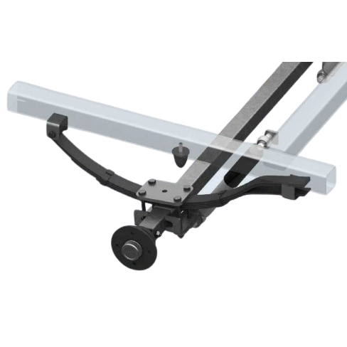 Essieu lame de ressort