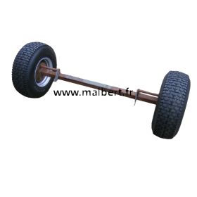 Essieu freiné remorque motoculteur