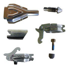 Coquille de frein , écarteur réglage