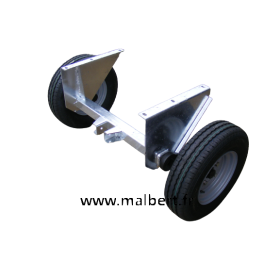 Essieu non freiné à suspension pour remorque quad