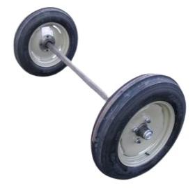 Essieu rigide charrette à chevaux